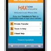 Sito per iPhone: MaxRomeLimousine
