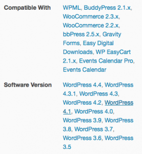 Compatibilità Plugin Temi per WordPress